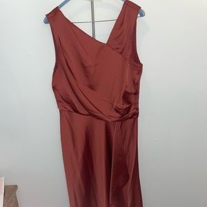 Just Taylor Burnt Orange Dress Size 12